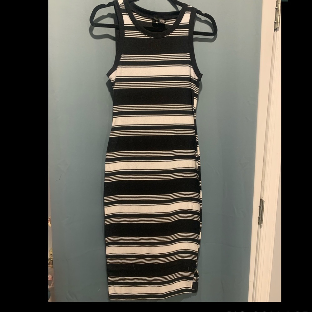 Calf length pencil dress